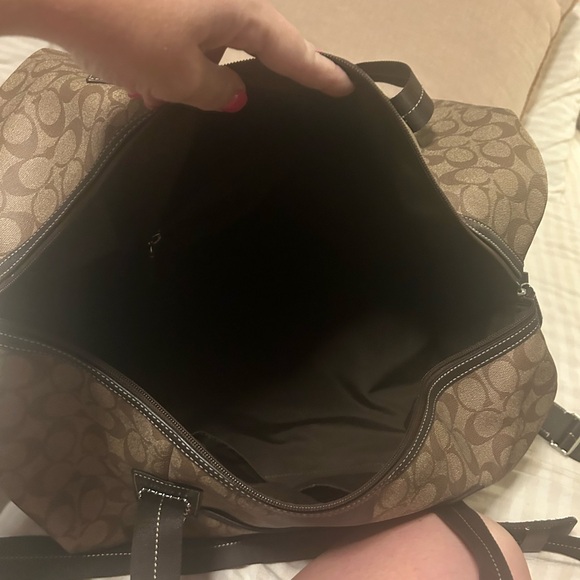 Authentic Coach Duffle Weekender Bag - Picture 3 of 5